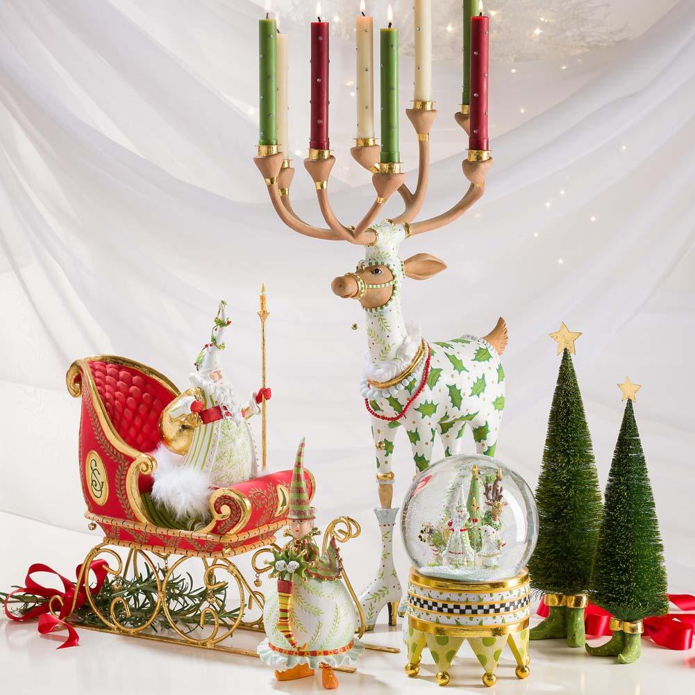 Dash Away Sisal Elf Tree Figures by Patience Brewster