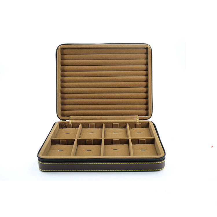 Packaging Leather Large Capacity Jewelry Storage Box