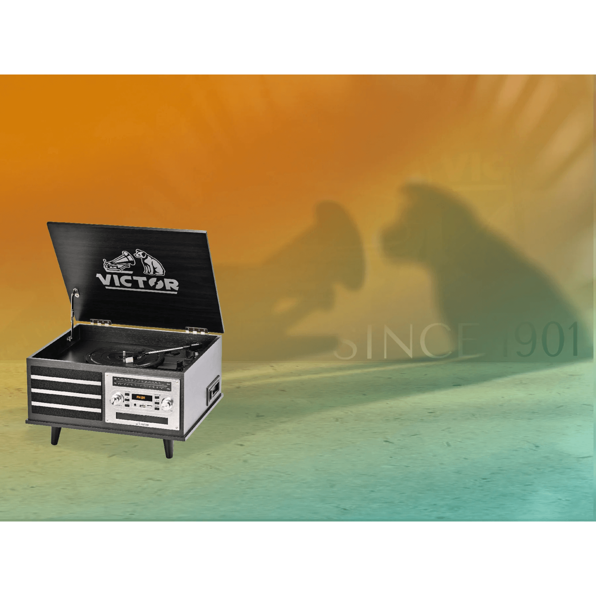 Victor Monroe 8-in-1 Music Center