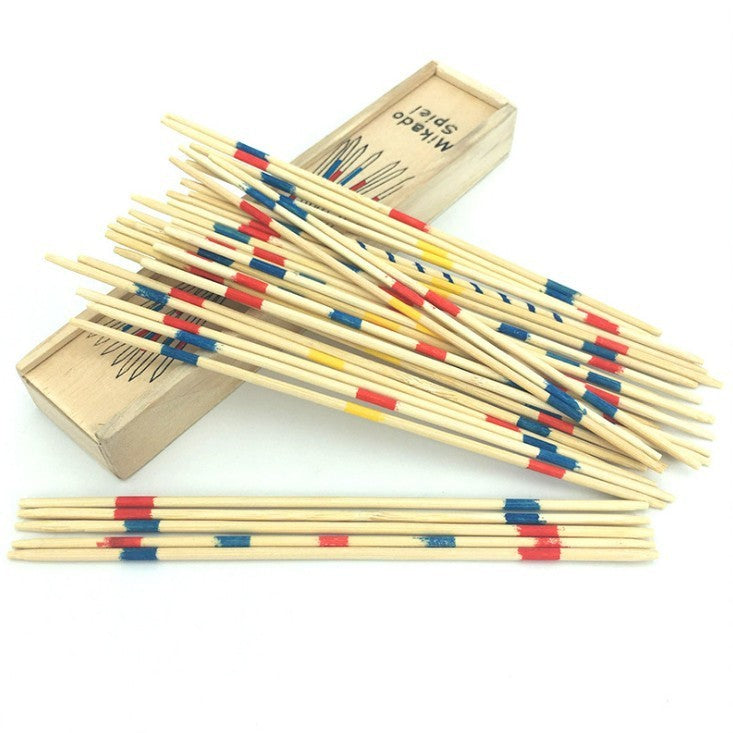 Parent Child Game Wooden Stick Toys Children's Desktop Classic Educational 80's Nostalgic Stick Children's Day Gift