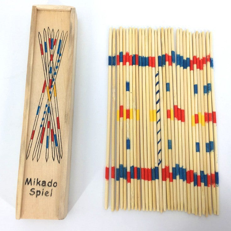 Parent Child Game Wooden Stick Toys Children's Desktop Classic Educational 80's Nostalgic Stick Children's Day Gift