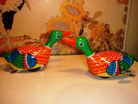 Nostalgic Tin Toy Tin Swimming Duck Clockwork Swimming Duck