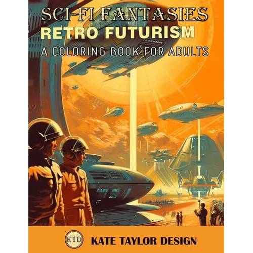 Retro Futurism: A Coloring Book for Adults: Immerse Yourself in a World of Retro Futurism