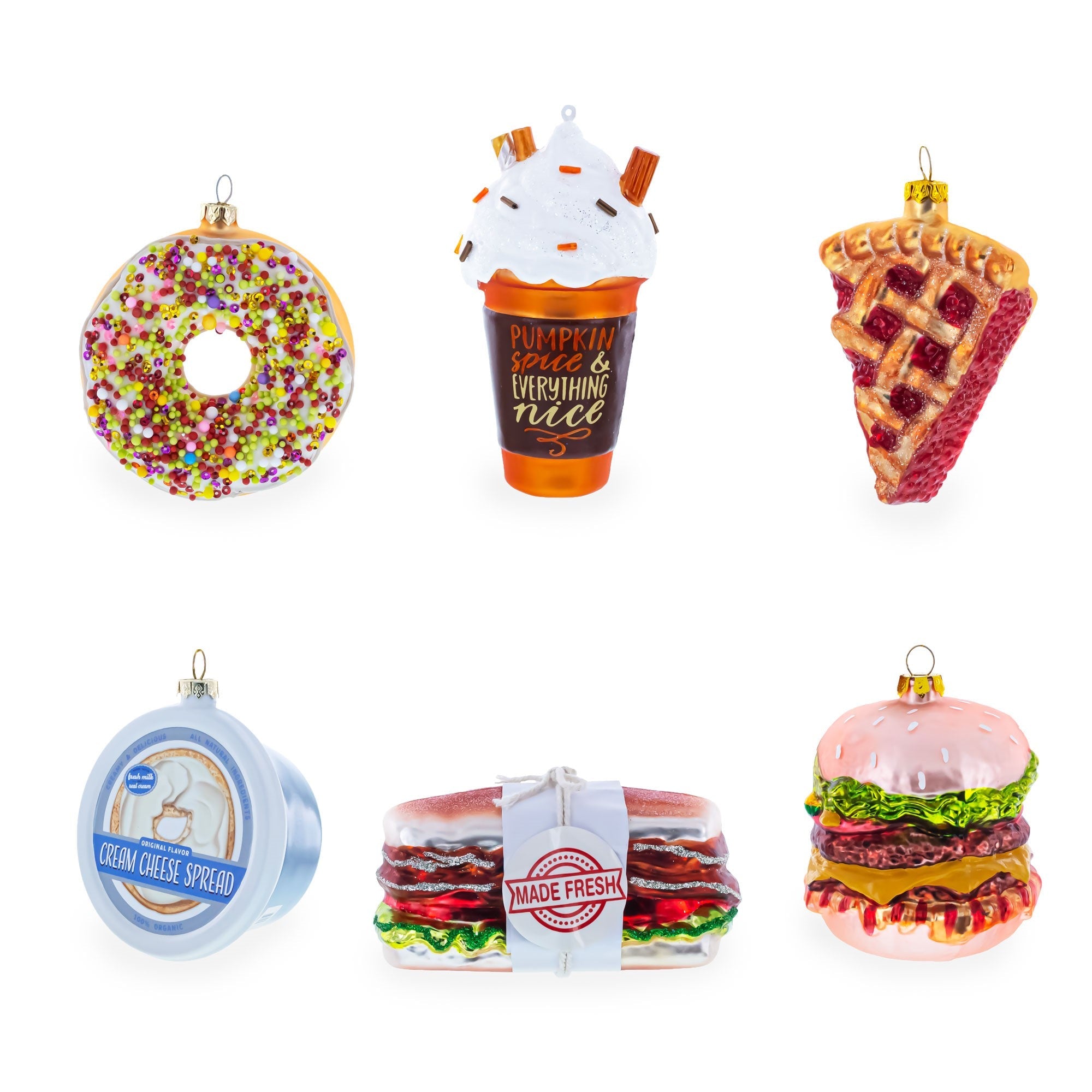 Candy Vending Machine Glass Christmas Ornament