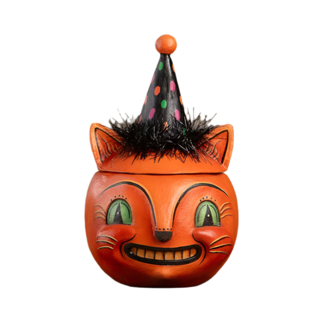 Green Eyed Copper Cat by Johanna Parker for Bethany Lowe Designs