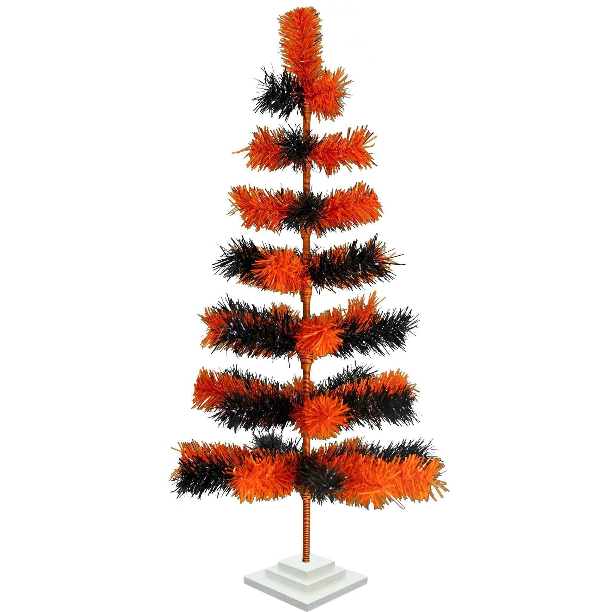 Halloween Mixed Brush Christmas Tree
