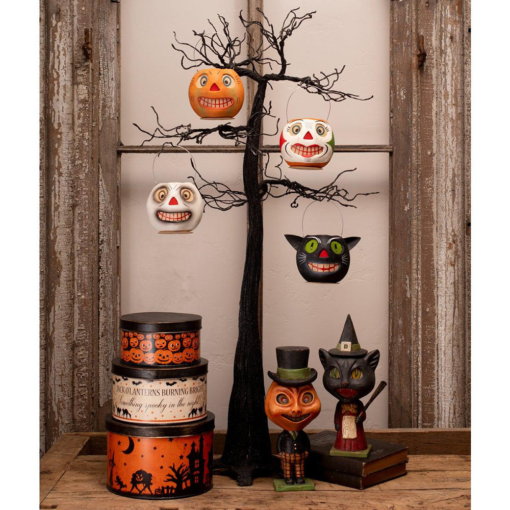 Halloween Vintage Tins Set/3 by Bethany Lowe Designs