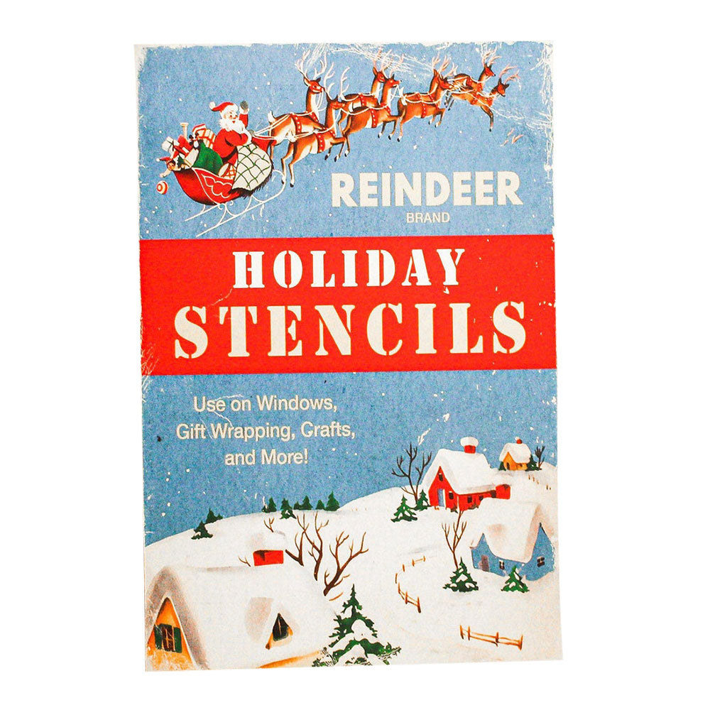 Holiday Stencils Christmas Box Art Wood Cutouts