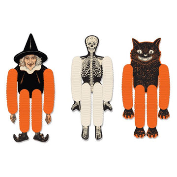 Vintage Halloween Tissue Dancers - 3 Piece Set