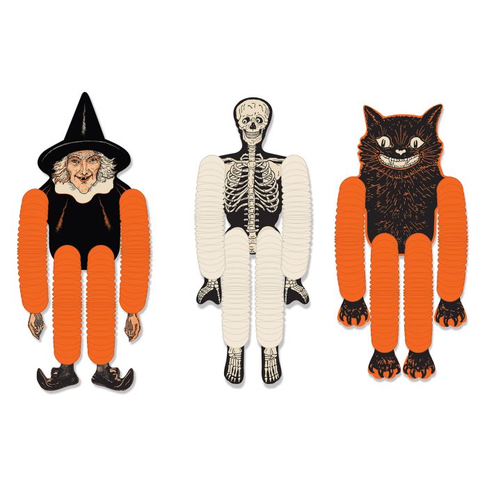 Vintage Halloween Tissue Dancers - 3 Piece Set