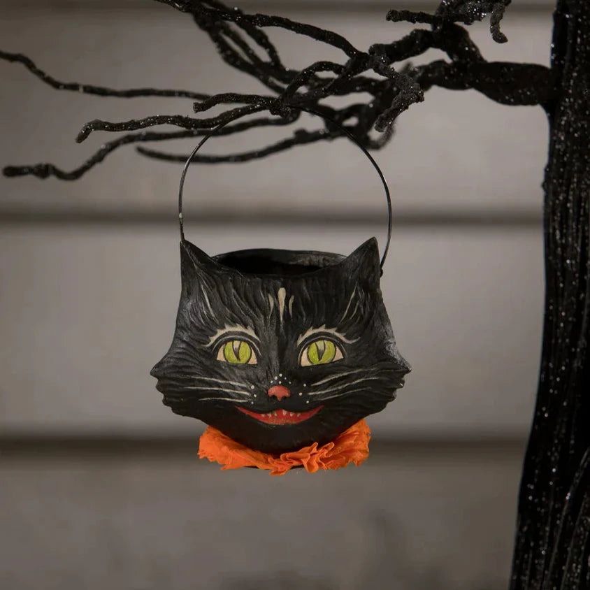 Kitty Bucket Ornament Mini by Bethany Lowe Designs