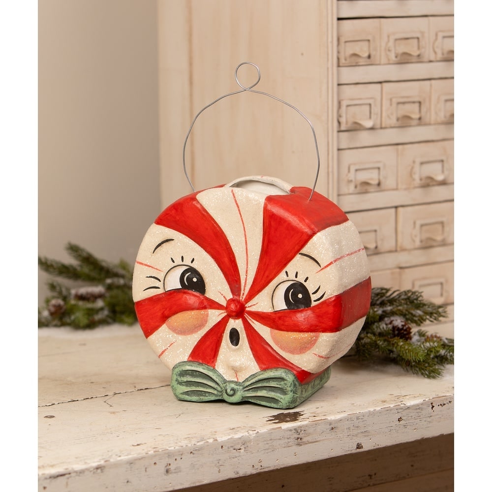 Large Singing Merrymint Bucket by Johanna Parker for Bethany Lowe