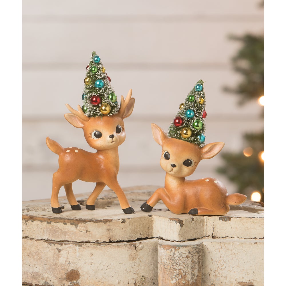 Merry & Bright Standing Reindeer by Bethany Lowe Designs