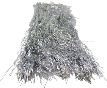 Silver Christmas Tinsel in Retro Box