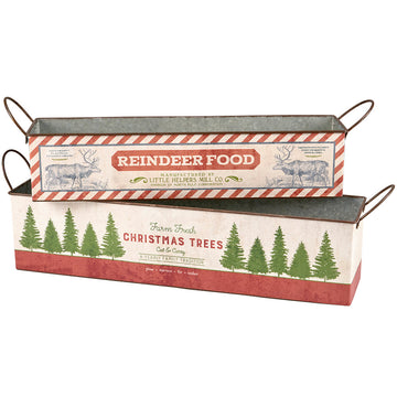 Reindeer Food Bin Set