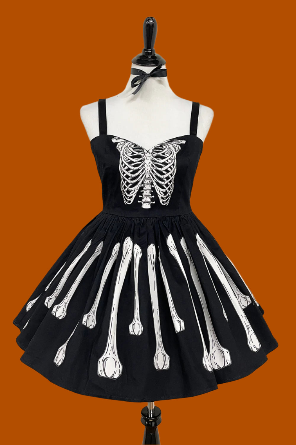 Skelly Skeleton Print Prudence Dress