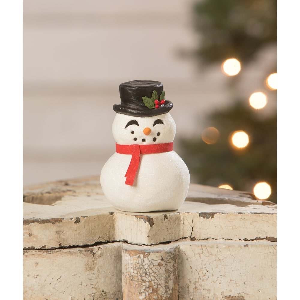 Snowman Luminary Happy by Bethany Lowe Designs