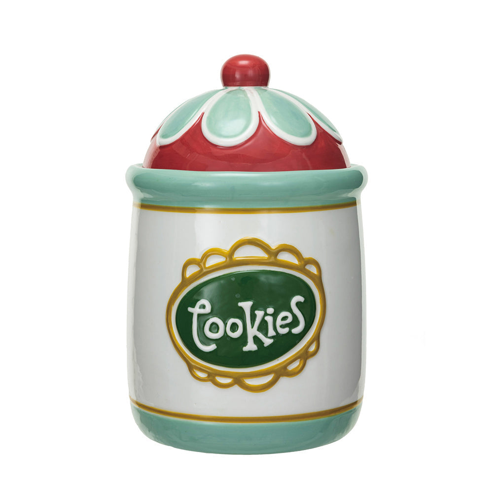 Stoneware Cookie Jar "Cookies"