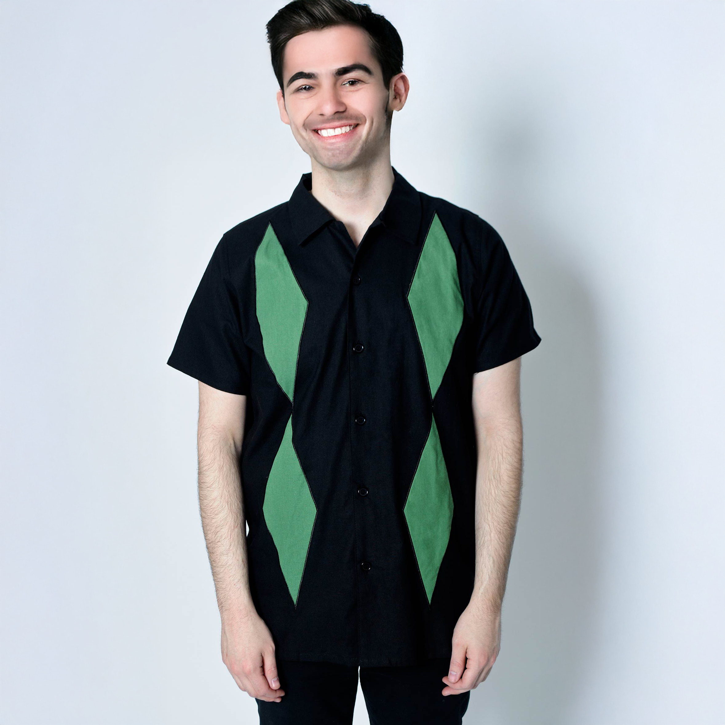 Tad's Diamond Men's Bowling Shirt