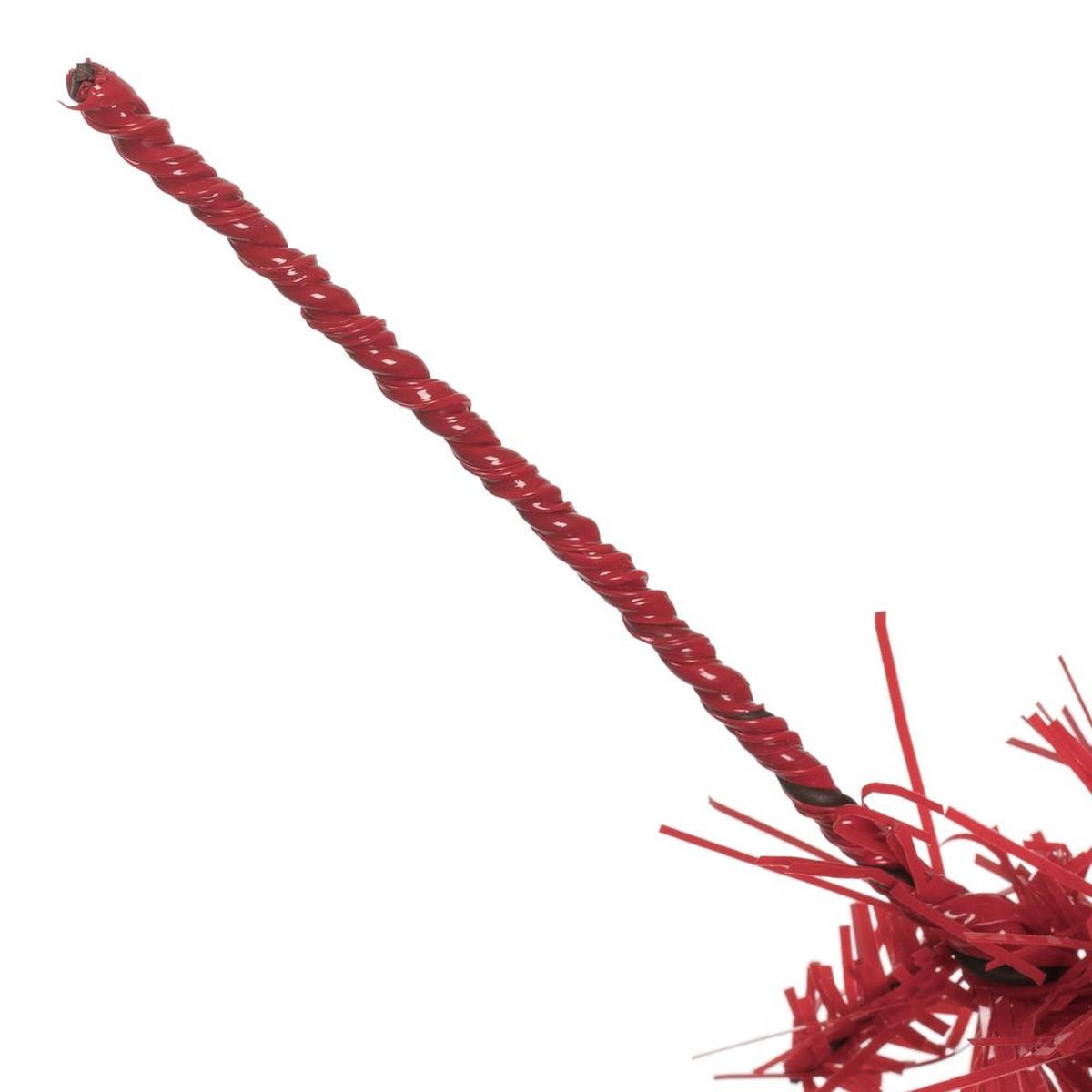 Vickerman 9' Red Fir Holiday Garland, Unlit
