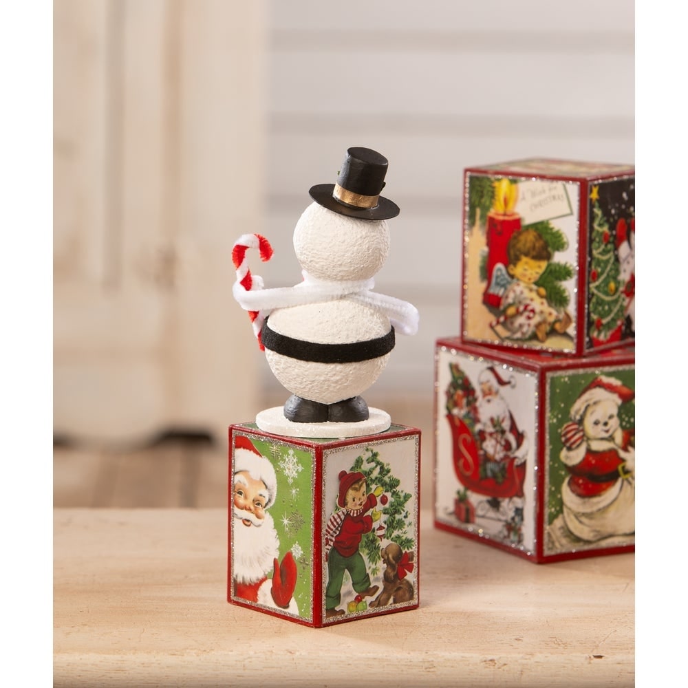 Vintage Jolly Snowman by Bethany Lowe Designs