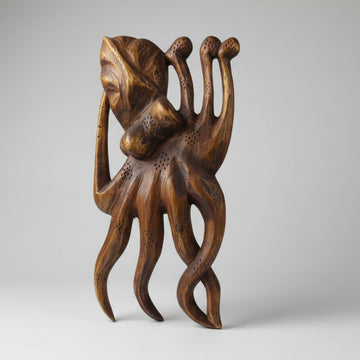 Wood Octopus Wall Art