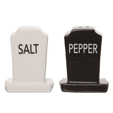 Spooky Tombstone Salt and Pepper Set