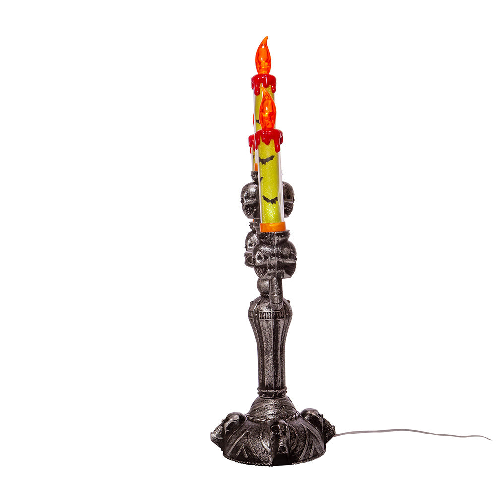 Battery-Operated Halloween LED Candelabra - 15 Inch